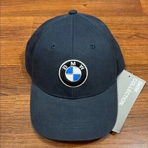 BMW Collection Sz XS/S Dark Blue Embroidered Logo Hat NWT